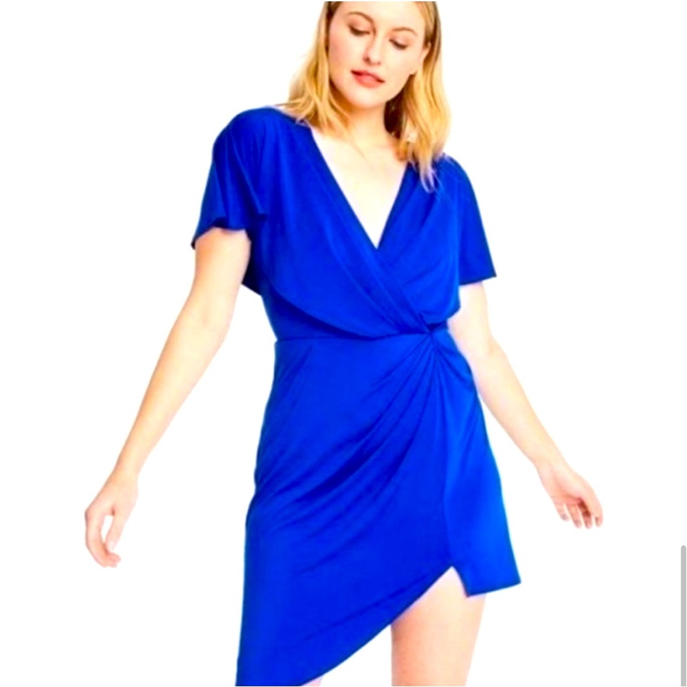 CUSHNIE X TARGET ROYAL BLUE JERSEY COCKTAIL DRESS IN SIZE 6